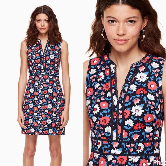 kate spade Dresses & Skirts - Kate Spade Shore Thing Daisy Jacquard Sheath Dress